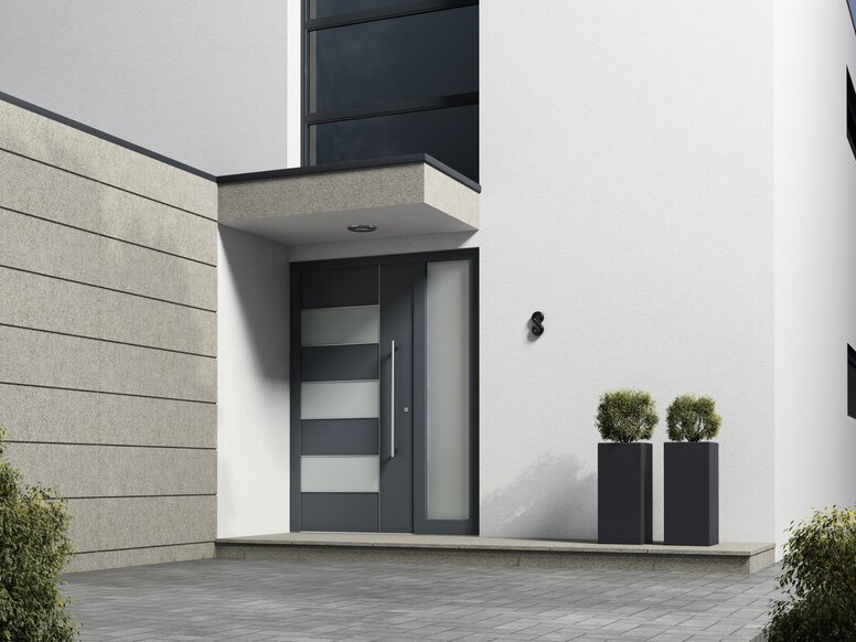 HEWI Hausnummer Haustür mit Hausnummer