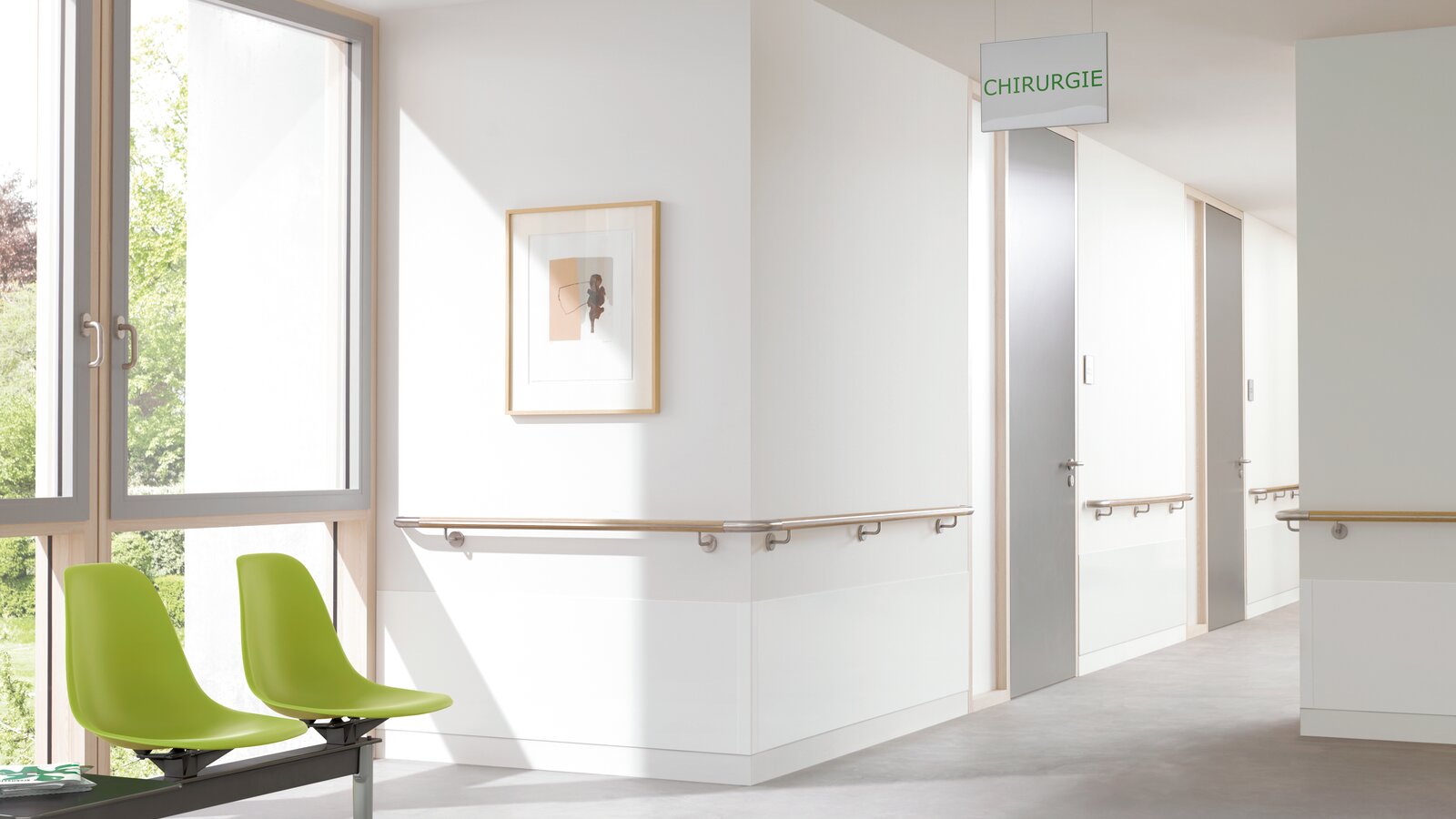 ENTRO handrail Corridor with handrails