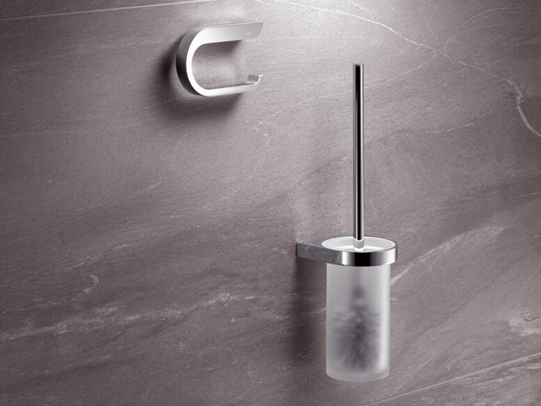 HEWI toilet roll holder and toilet brush holder Toilet roll holder and toilet brush holder
