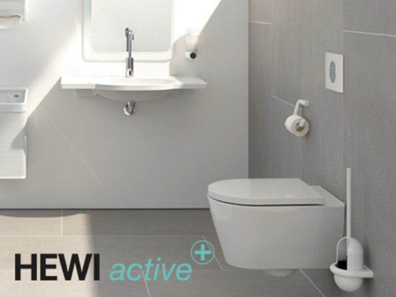 HEWI bathroom active+ HEWI Active+ washbasin and WC