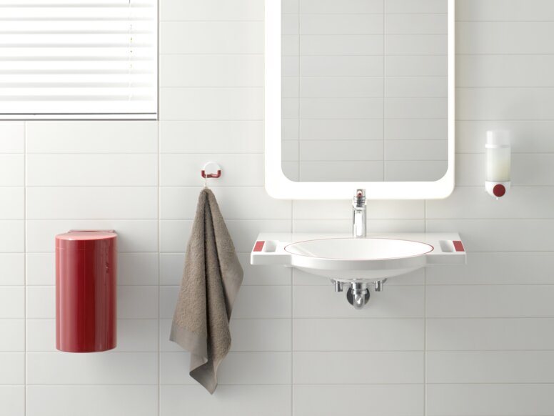 HEWI łazienka dla osób z demencją w systemie 800 System łazienkowy dla osób z demencją 800K