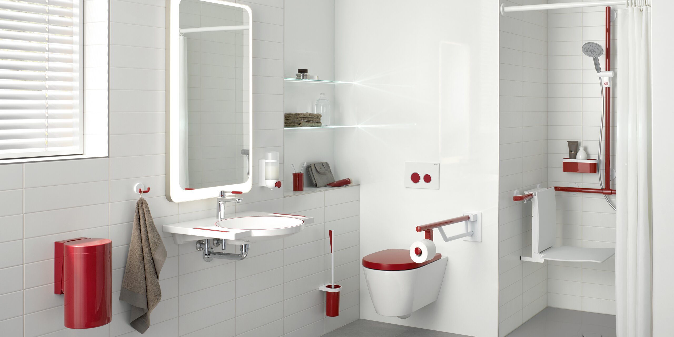 HEWI dementia bathroom system 800K Dementia bathroom System 800K