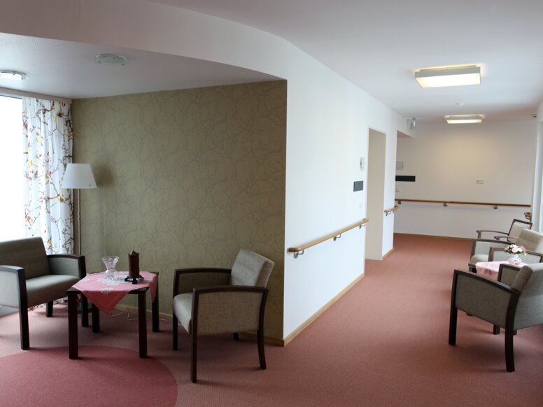 Dom Franza Jordana w Warburgu Korytarz z poręczami